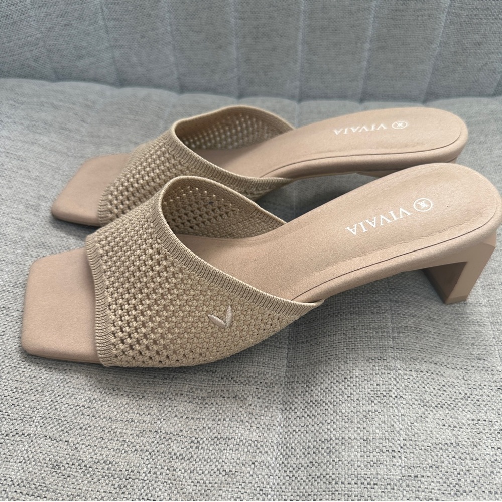 Vivaia Square-Toe Block Heel Slide (Juliet) - size 38 - Picture 4 of 11